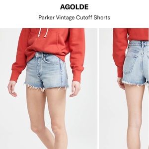 AGOLDE Parker vintage cutoff shorts